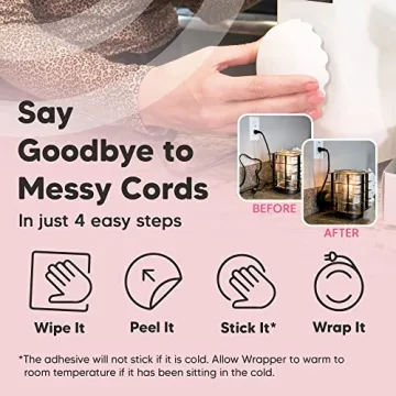 2-Pack Heat-Resistant Cord Organizer for Kitchen Appliances