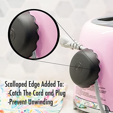 2-Pack Heat-Resistant Cord Organizer for Kitchen Appliances