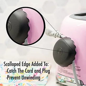 2-Pack Heat-Resistant Cord Organizer for Kitchen Appliances