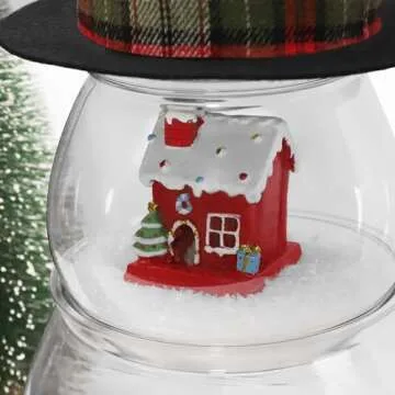DIY Fish Bowl Snowman - Christmas Craft Kit for Family Fun