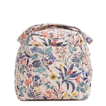 Vera Bradley Cotton Large Travel Duffle Bag, Paradise Coral