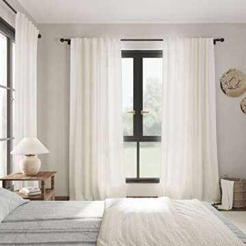 Elegant Cream Natural Linen Curtains for Stylish Decor