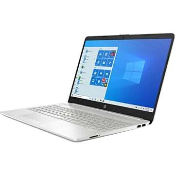 HP 2022 Notebook Laptop, 15.6" Full HD 1080P Non-Touch Display, 11th Gen Intel Core i3-1115G4 Processor, 16GB DDR4 RAM, 128GB PCIe SSD, Webcam, HDMI, Wi-Fi, Bluetooth, Windows 10 Home, Silver