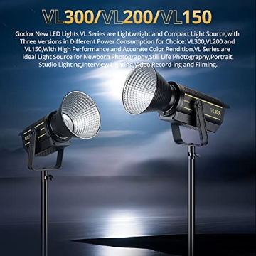 Godox VL150 150W LED Light, Perfect for Photography and Video