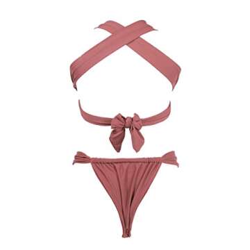 BISSOMMER Women’s Rust Brown Bikini Swimsuit With Underwire