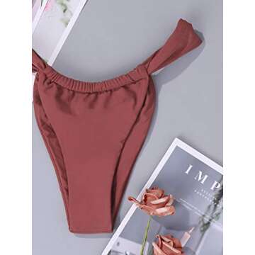 BISSOMMER Women’s Rust Brown Bikini Swimsuit With Underwire