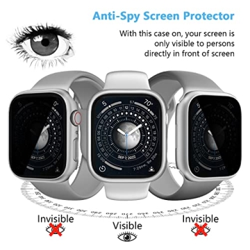 Privacy Screen Protector for Apple Watch 9/8/7 - 3 Pack