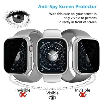 Privacy Screen Protector for Apple Watch 9/8/7 - 3 Pack