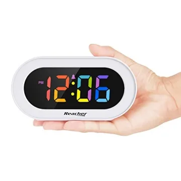REACHER LED Digital Alarm Clock with Snooze Feature