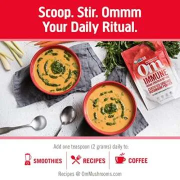 Om Organic Mushroom Immune Superfood Powder - 100 Servings