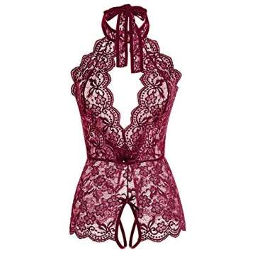 Ababoon Women's Lace Teddy Lingerie - Sexy Sleepwear