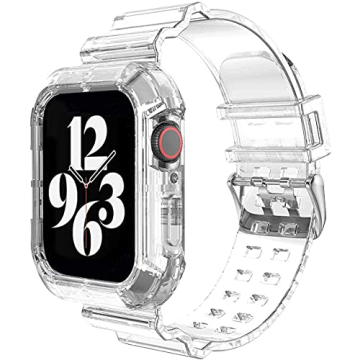 Versatile Clear Apple Watch Band for All Series - Fits 38-49mm, Stylish & Durable