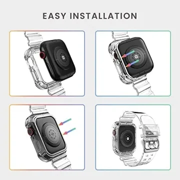 Stylish Clear Watch Band for Apple Watch - Comfortable & Versatile