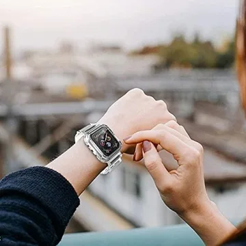 Stylish Clear Watch Band for Apple Watch - Comfortable & Versatile