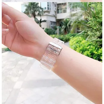 Stylish Clear Watch Band for Apple Watch - Comfortable & Versatile