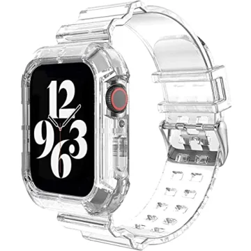 Stylish Clear Watch Band for Apple Watch - Comfortable & Versatile