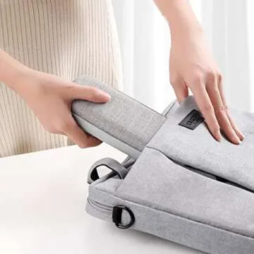 AGPTEK Case Holder for Apple Pencil, Slim Carrying Case Pouch Cover Compatible with Apple Pen Accessories, USB Cable, Earphone, Samsung Stylus iPad Pro Pen/Pencil, Recording Pen, Gray