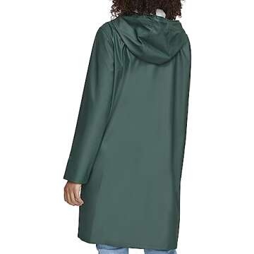 Levi's Women's Classic Hooded Rain Parka, Darkest Spruce