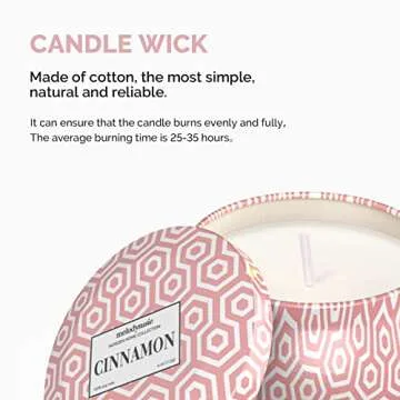 MelodySusie 4 Pack Soy Wax Candles for Home Spa