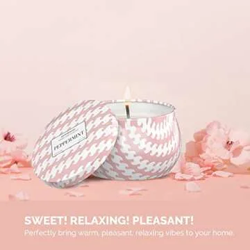 MelodySusie 4 Pack Soy Wax Candles for Home Spa