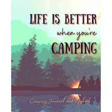 Generic Campfire Camping Journal and RV Logbook - Perfect for Your Adventures