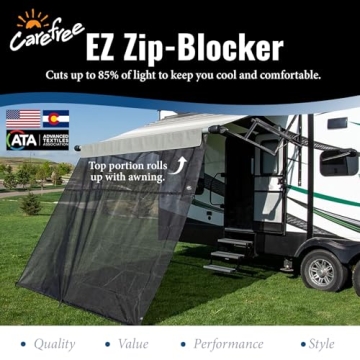 EZ ZipBlocker for 12V RV Awnings - Ultimate Shade Solution