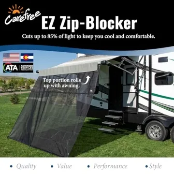 EZ ZipBlocker for 12V RV Awnings - Ultimate Shade Solution