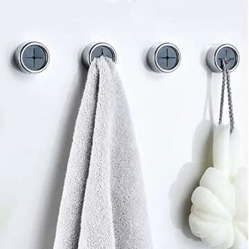 THSIREE Self-Adhesive Towel Hooks - Elegant & Functional