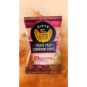 Delicious Siete Grain Free Cinnamon Churro Strips 5 oz