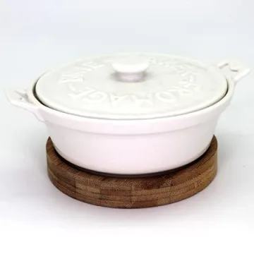 Large Brie Baking Dish with Cookbook & Utensils Set