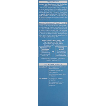 L'Oreal Hydra Genius Oil-Free Moisturizer, Hyaluronic Acid