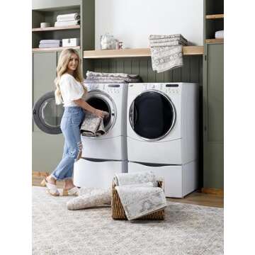 Livabliss x Our PNW Home Rainier Updated Traditional Washable Area Rug, 5'3" x 7'3", Light Gray