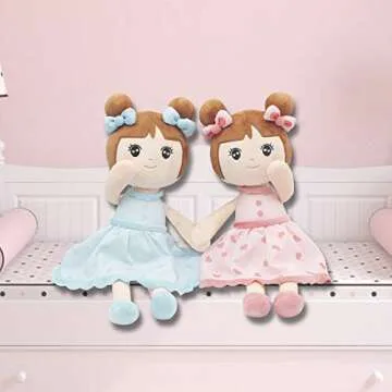 Maxshop 17'' Plush Baby Girl Doll - Safe & Soft Gift