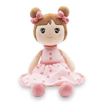 Maxshop 17'' Plush Baby Girl Doll - Safe & Soft Gift