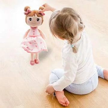 Maxshop 17'' Plush Baby Girl Doll - Safe & Soft Gift