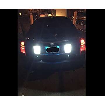 JDM ASTAR Extremely Bright 144-EX Chipsets 3056 3156 3057 3157 LED Bulbs with Projector for Backup Reverse Lights, Xenon White