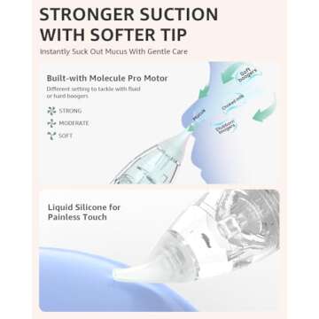 GROWNSY Nasal Aspirator for Babies and Toddlers