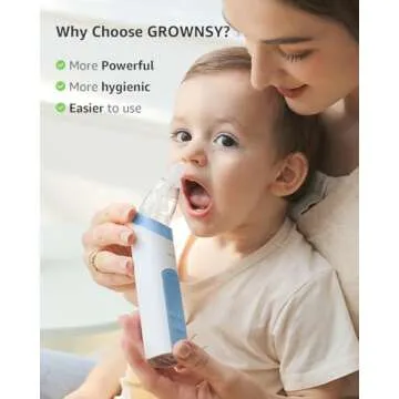 GROWNSY Nasal Aspirator for Babies and Toddlers