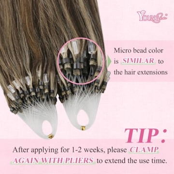 YoungSee Micro Ring Hair Extensions for Effortless Style
