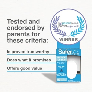 Safer Home Indoor Fly Trap & Refill Cards - 3 Pack