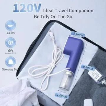 Kebnor Portable Steamer for Effortless Wrinkle Removal on Travel