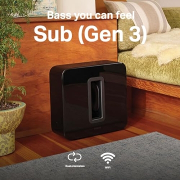 Sonos Sub Wireless Subwoofer - Immersive Home Audio