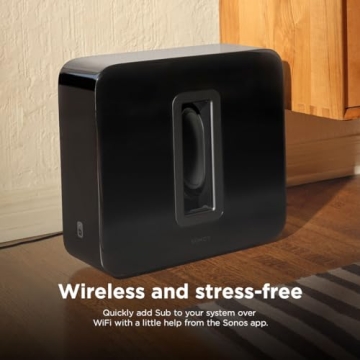Sonos Sub Wireless Subwoofer - Immersive Home Audio