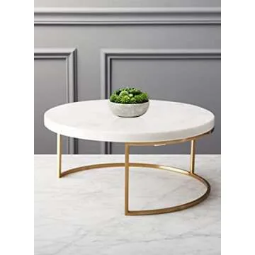 Serene Spaces Living Echeveria Succulent Mix in Bowl, Perfect for Weddings and Home Décor, Real Looking Succulent for Decoration, Measures 10in Diameter x 7in High, Sold Individually