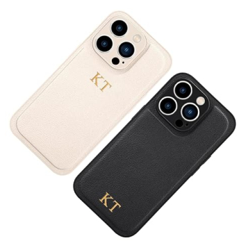 Custom Embossed Leather Phone Case for iPhone 15, 14, 13, 12 and More - Unique Personalized Gifts