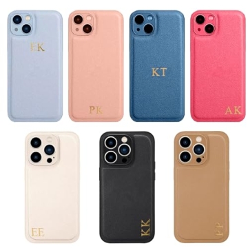 Personalized Leather Phone Case for iPhone - Custom Gift Ideas