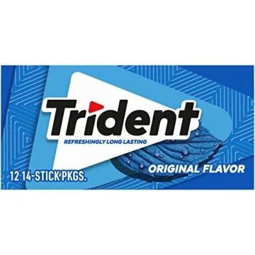 Trident Original Flavor Sugar Free Gum - 12 Packs