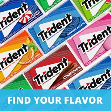 Trident Original Flavor Sugar Free Gum - 12 Packs