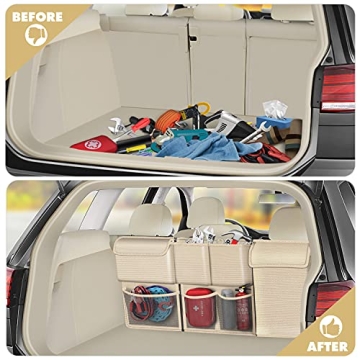 FINPAC Detachable Car Trunk Organizer for SUVs and Vans