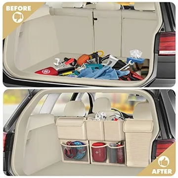 FINPAC Detachable Car Trunk Organizer for SUVs and Vans